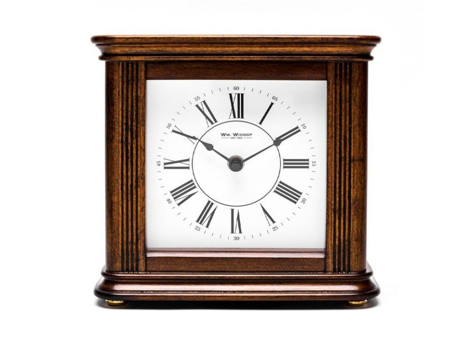 Online * Widdop Walnut Finish Westminster Chime Mantel Clock C1887 Limited Edition