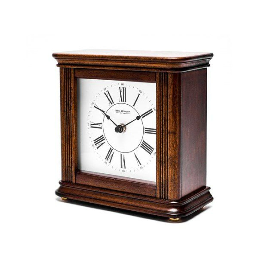 Online * Widdop Walnut Finish Westminster Chime Mantel Clock C1887 Limited Edition