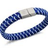 Online * Rangers Fc Blue Woven Bracelet J2930 Large Choice