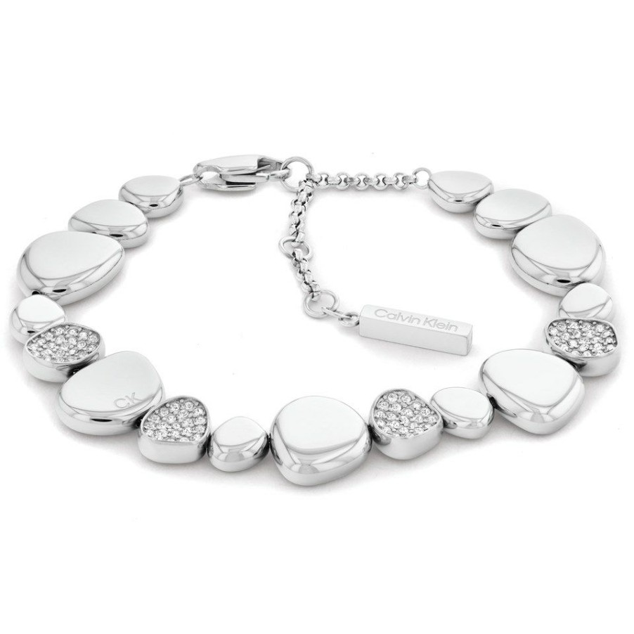 Online * Calvin Klein 35000220 Stainless Steel Bracelet J7290 Exactly Discount