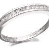 New * 9Ct White Gold Diamond Half Eternity Ring 1/4Ct D7188 Limited Edition