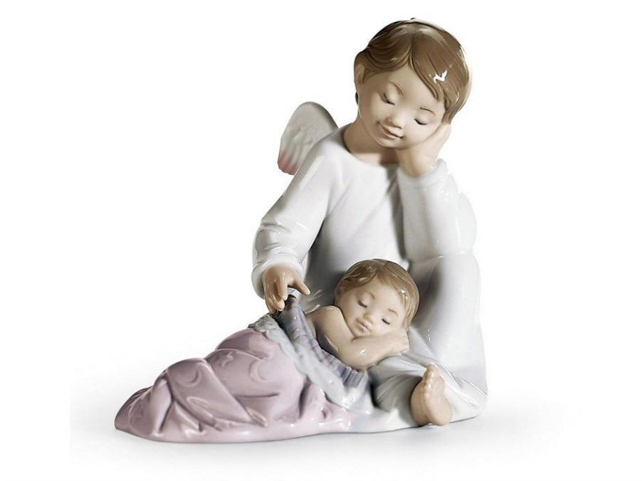 Hot * Lladro 01008549 My Guardian Angel (Pink) P4383 Limit Offer