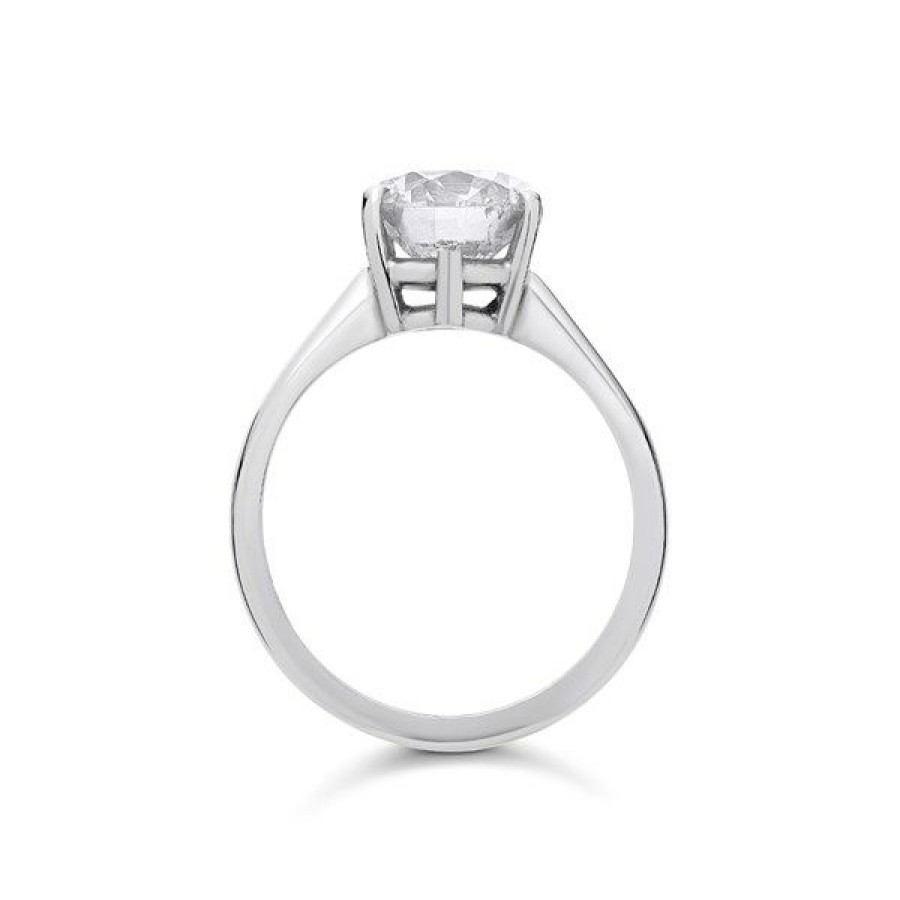 Wholesale * Platinum Diamond Solitaire Engagement Ring 2.32Ct K/Vs2 H2012 Best Guaranteed