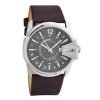 New * Diesel Dz1206 Master Chief Brown Strap Watch W11209 Reliable Quality