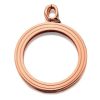 Online * Quoins Qho15Lr Rose Gold Plated Pendant Large J7582 Reliable Quality