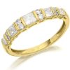 Wholesale * 9Ct Gold Diamond Half Eternity Ring 3/4Ct D80109 Official