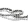 Best * 9Ct White Gold 2 Carat Diamond Tennis Bracelet D9876 Outlet