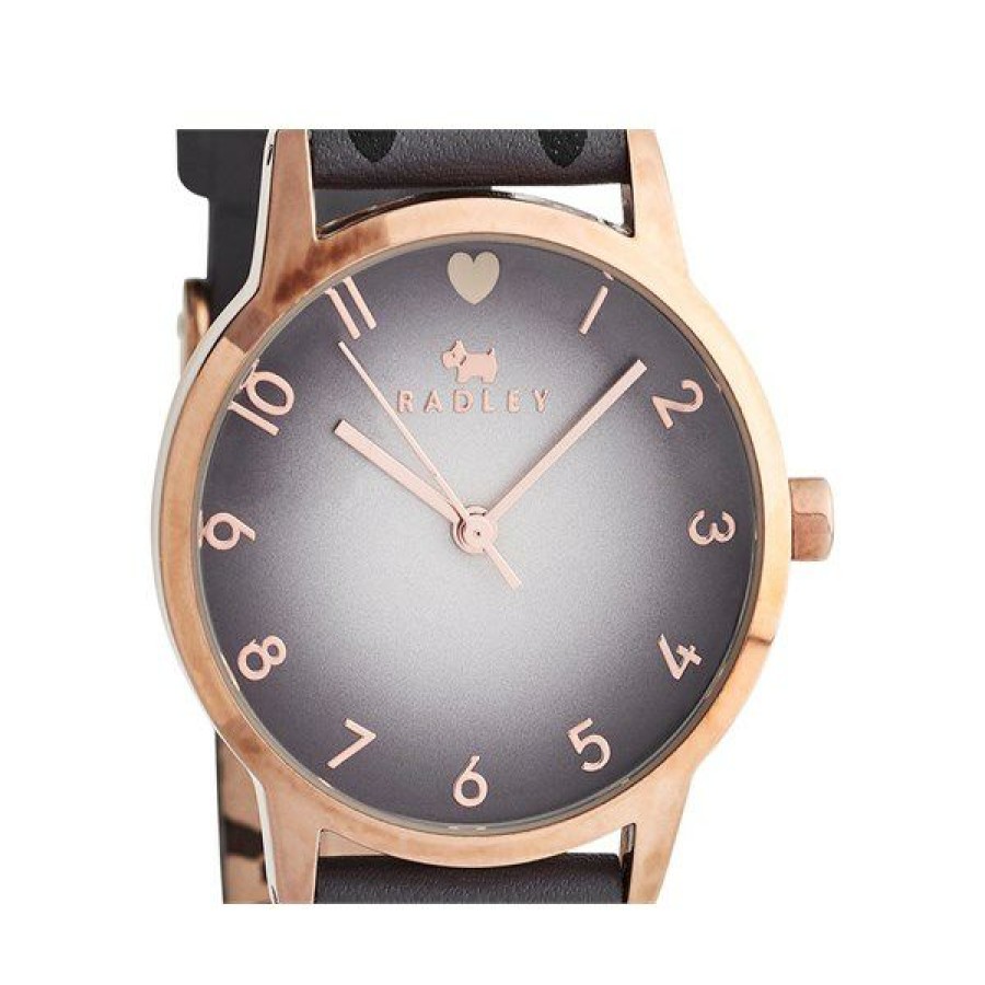 New * Radley Ry2942A Rose Gold Plated Leather Strap Watch W51189 Large Choice