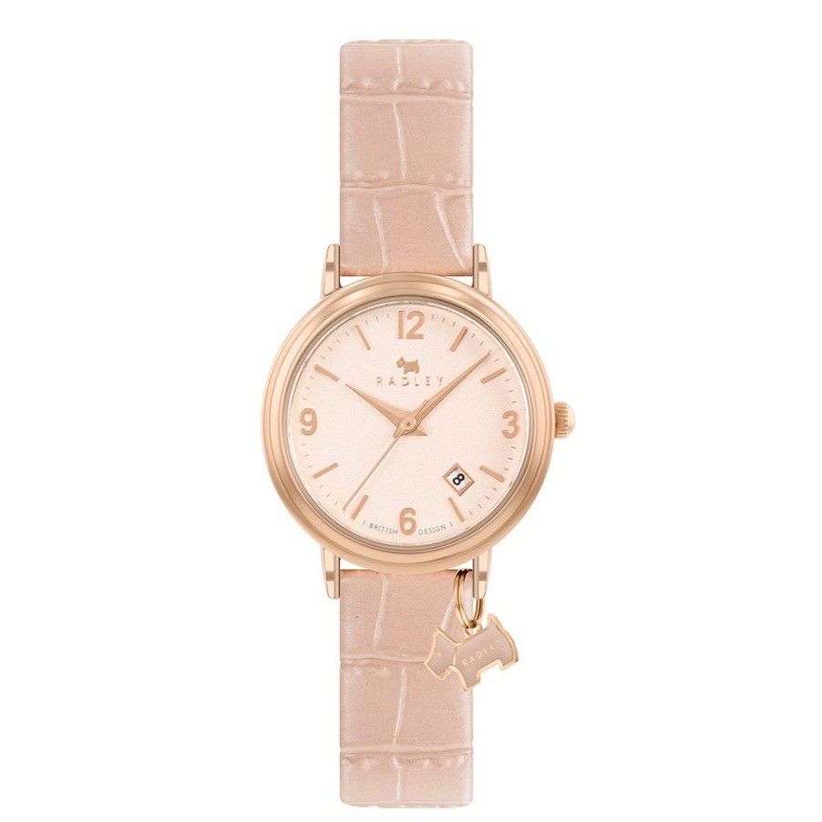 Online * Radley Ry21342 Nude Leather Strap Watch W51325 Reliable Quality