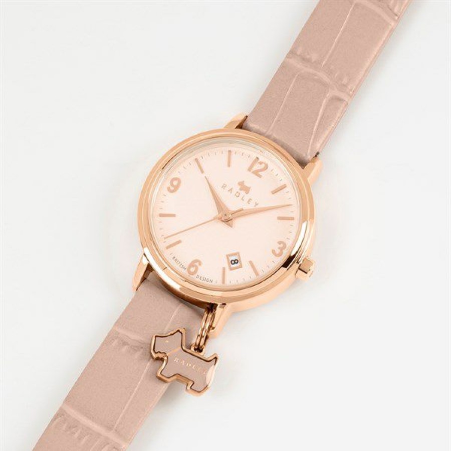 Online * Radley Ry21342 Nude Leather Strap Watch W51325 Reliable Quality