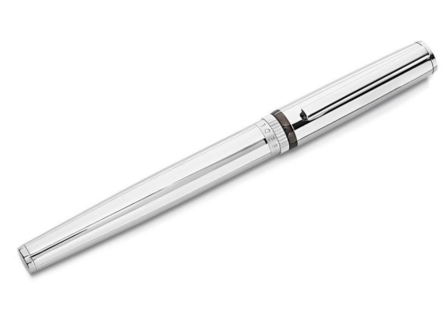 Best * Hugo Boss Gear Metal Chrome Rollerball Pen A2494 Best Price