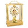 Best * Widdop Gold Tone Skeleton Pendulum Lantern Mantel Clock C1706 Best Price