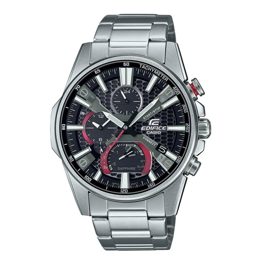 Hot * Casio Edifice Eqb-1200D-1Aer Solar Chronograph Bracelet Watch W17299 Reasonable Price