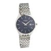 Best * Rotary Gb08010/05 Ultra-Slim Silver And Blue Tone Metal Bracelet Watch W13132 Wholesale