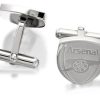 Clearance * Stainless Steel Arsenal Fc Shield Cufflinks J2381 Wholesale