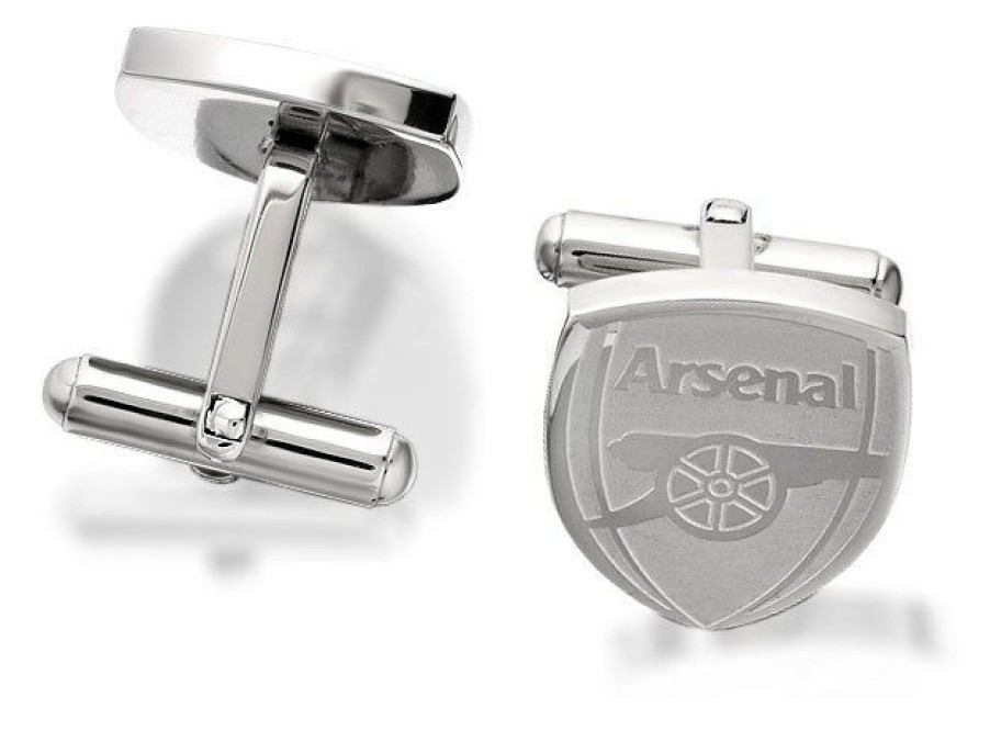 Clearance * Stainless Steel Arsenal Fc Shield Cufflinks J2381 Wholesale