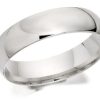 Hot * 9Ct White Gold Extra Heavyweight Court Wedding Ring 6Mm R5586 Best Guaranteed