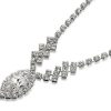 Hot * Diamante Marquise Necklet J5330 Cheap