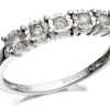 Online * 9Ct White Gold Five Stone Diamond Ring 15Pts D6877 Outlet