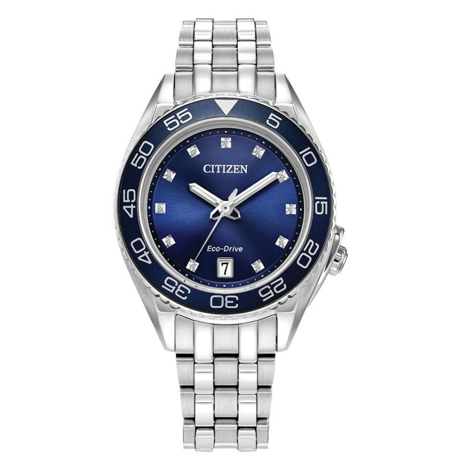 Hot * Citizen Fe6160-57L Eco-Drive Diamond Bracelet Watch W92130 Limit Offer