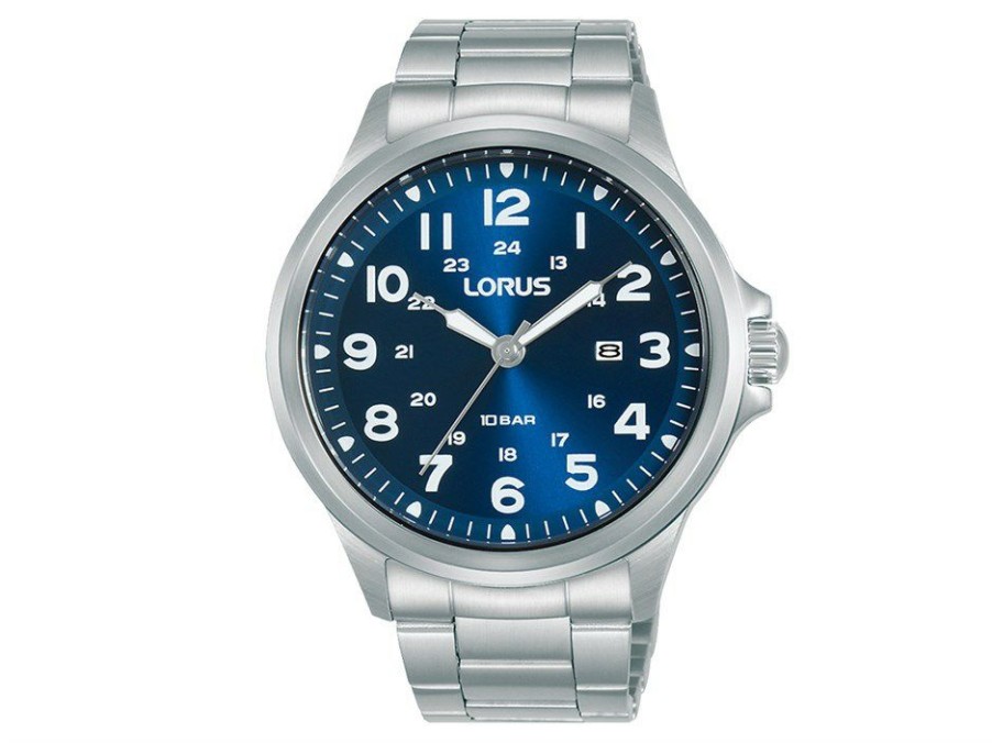 Wholesale * Lorus Rh993Nx9 Stainless Steel Blue Dial Bracelet Watch W16242 Limit Offer