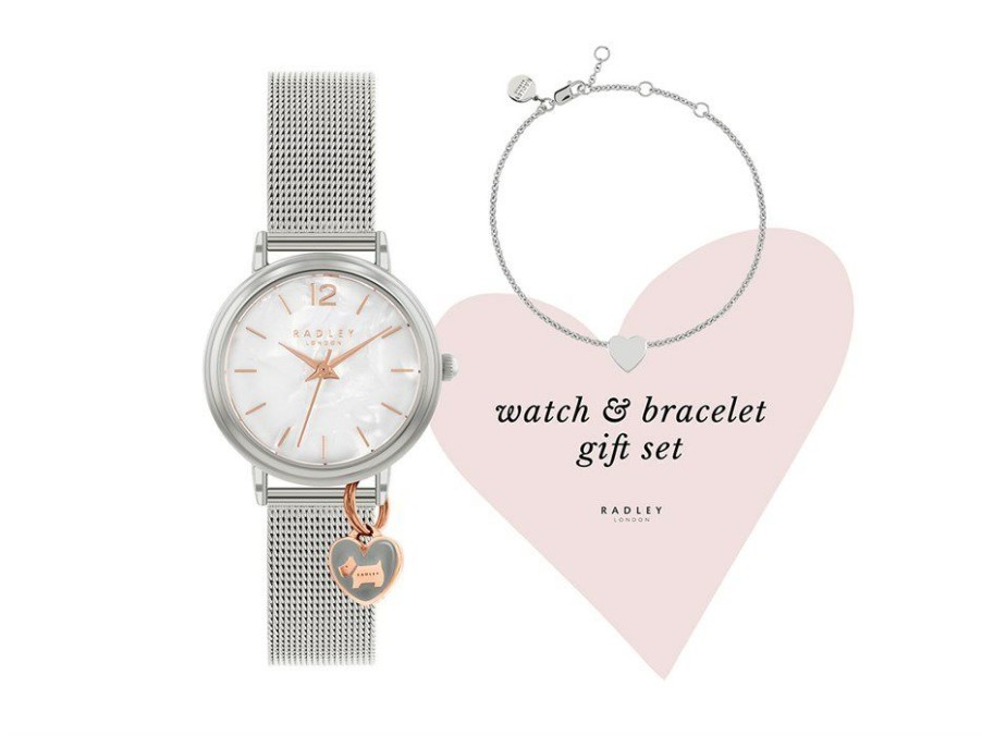 Online * Radley Ry4601A-Set Mesh Bracelet Watch And Bracelet Gift Set W51341 Wholesale