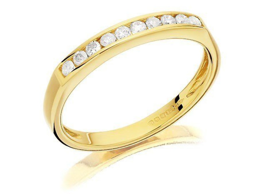 Wholesale * 9Ct Gold Diamond Half Eternity Ring 20Pts D8002 Large Choice