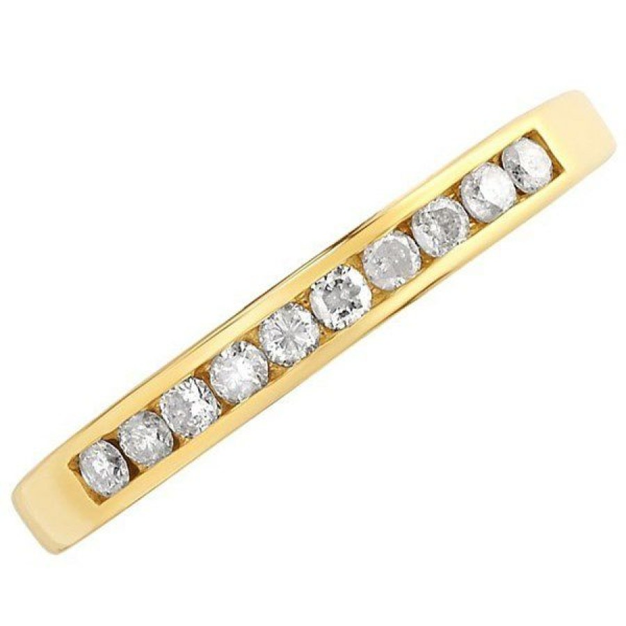 Wholesale * 9Ct Gold Diamond Half Eternity Ring 20Pts D8002 Large Choice