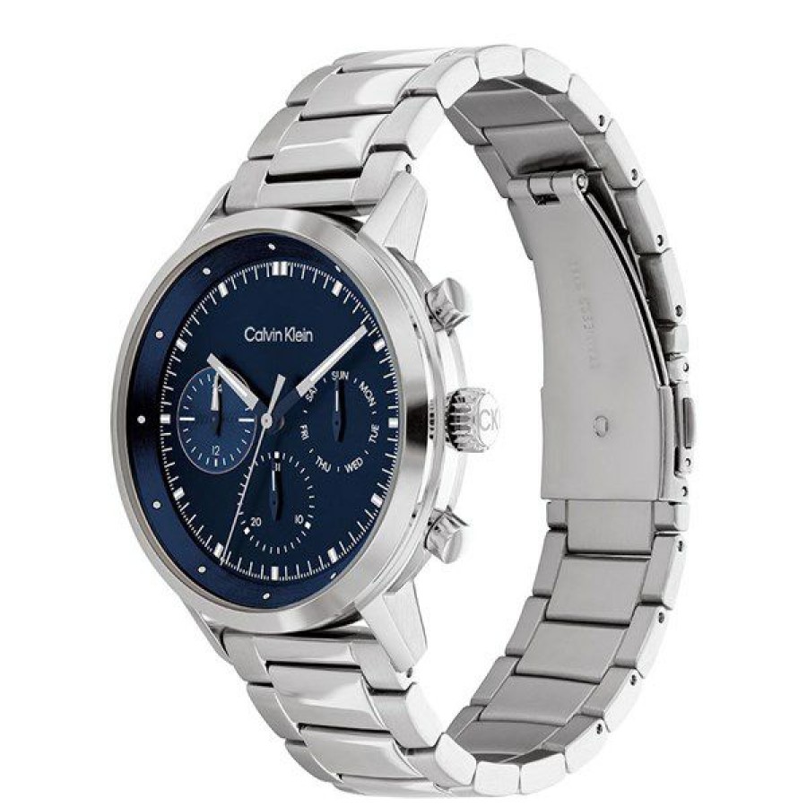 Best * Calvin Klein 25200063 Blue Dial Bracelet Watch W4691 Limit Offer