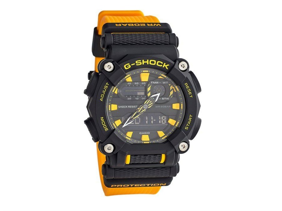 Wholesale * Casio G-Shock Ga-900A-1A9Erheavy Duty Yellow Strap Watch W17159 Cheap