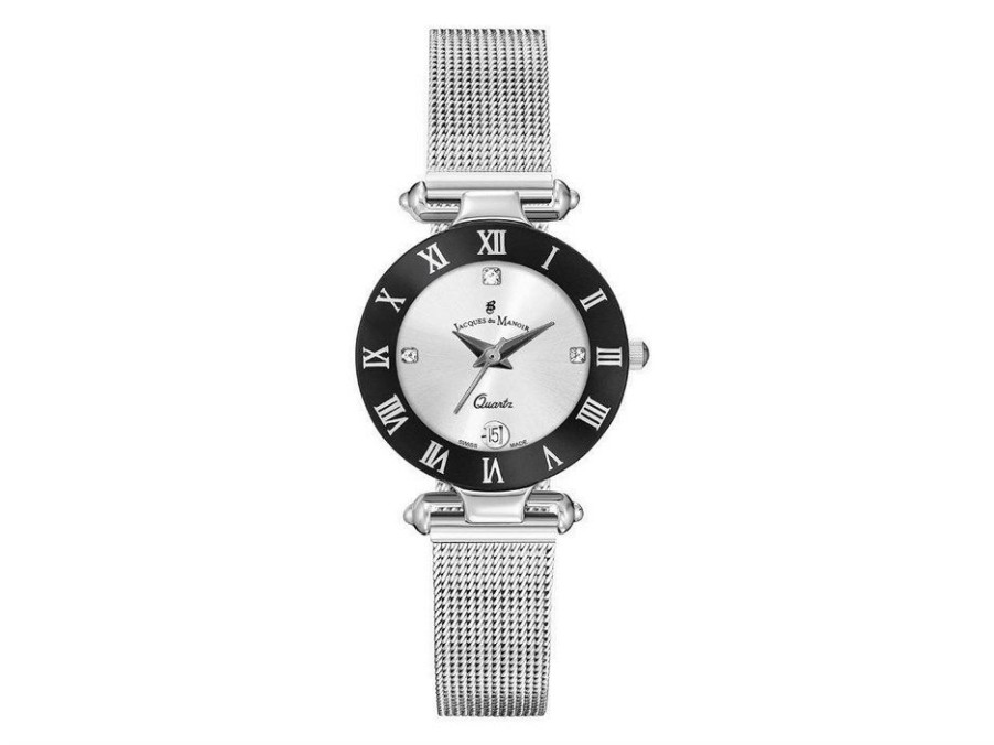 Hot * Jacques Du Manoir Rcm.42 Coupole Mesh Bracelet Watch Z031086 Popular