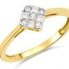 Wholesale * 9Ct Gold Diamond Cluster Ring 20Pts D6072 Limit Offer