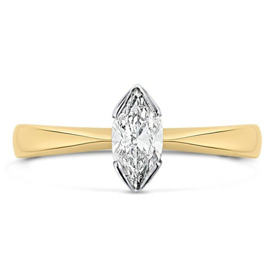 Wholesale * 18Ct Gold Diamond Solitaire Engagement Ring 40Pts F/I1 H04239 Reliable Quality