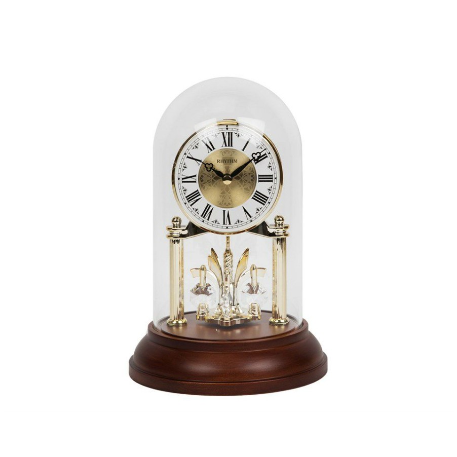 Best * Rhythm Crg121Nr06 Wooden Anniversary Clock C3019 Outlet