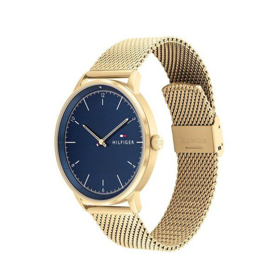 Wholesale * Tommy Hilfiger 1791877 Gold Plated Mesh Bracelet Watch W95282 Popular