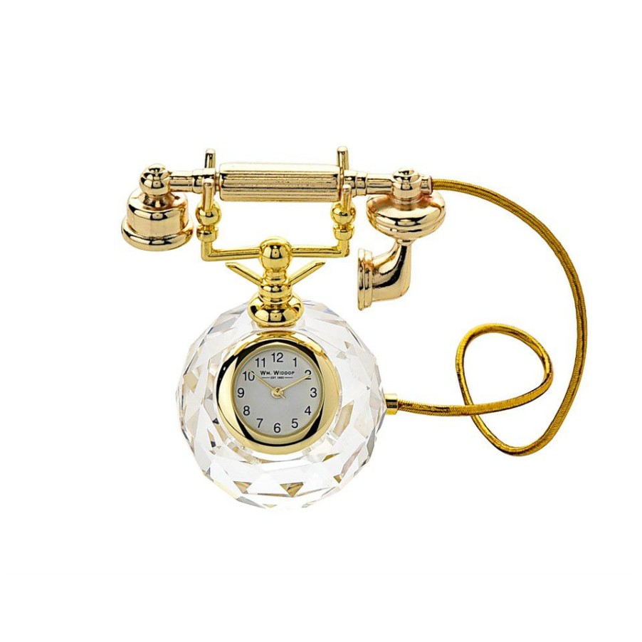 Online * Miniature Crystal Telephone Clock C2929 With Discount