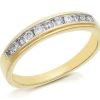 Best * 9Ct Gold Diamond Half Eternity Ring 1/4Ct Exclusive D8071 Closeout Sale