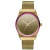 Wholesale * Storm 47486/Gd Mini Cirero Gold Tone Mesh Bracelet Watch W87282 Reliable Quality