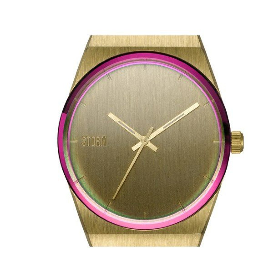 Wholesale * Storm 47486/Gd Mini Cirero Gold Tone Mesh Bracelet Watch W87282 Reliable Quality