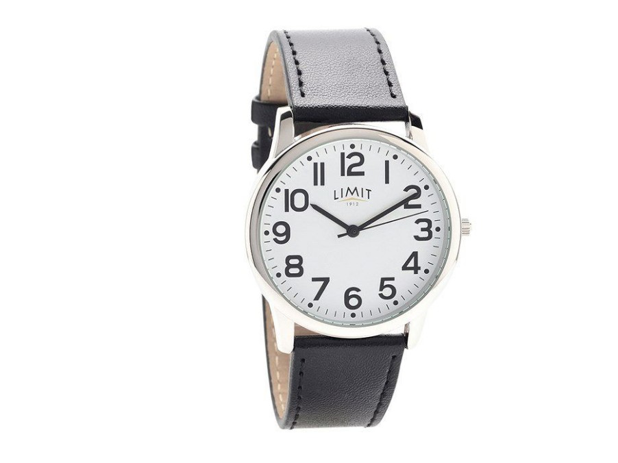 Clearance * Limit 5608.35 Black Leather Strap Watch W7748 Limited Edition