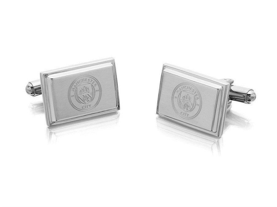 Hot * Stainless Steel Manchester City Fc Cufflinks J2080 Discount Online