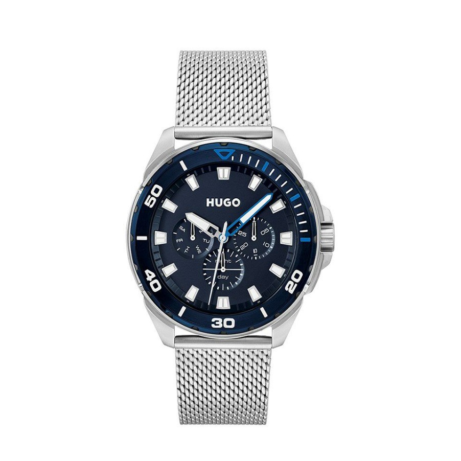 Online * Hugo 1530287 Fresh Stainless Steel Mesh Bracelet Watch W45358 Best Price