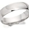 Clearance * 18Ct White Gold Extra Heavyweight Court Wedding Ring 6Mm R56286 Official