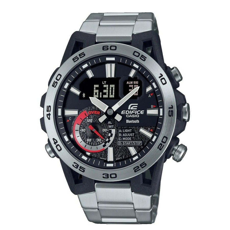 Wholesale * Casio Edifice Ecb-40D-1Aef Stainless Steel Bluetooth Chronograph Watch W17343 Wholesale