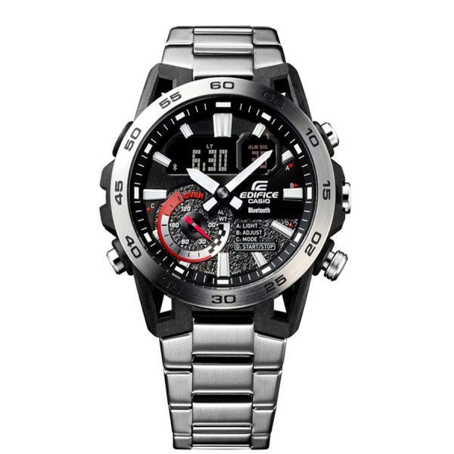 Wholesale * Casio Edifice Ecb-40D-1Aef Stainless Steel Bluetooth Chronograph Watch W17343 Wholesale