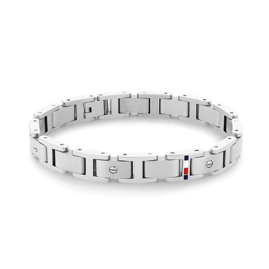 Clearance * Tommy Hilfiger 2790393 Stainless Steel Screw Bracelet A9614 Discount Online