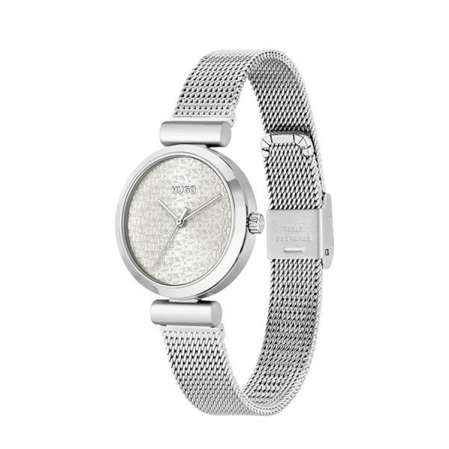 Clearance * Hugo 1540130 Sweet Stainless Steel Mesh Bracelet Watch W45361 Limit Offer