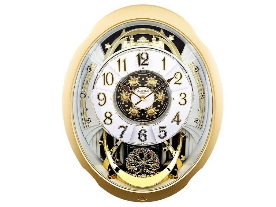 New * Rhythm 4Mh842Wd18 Marvellous Melody Wall Clock C5913 Exactly Discount