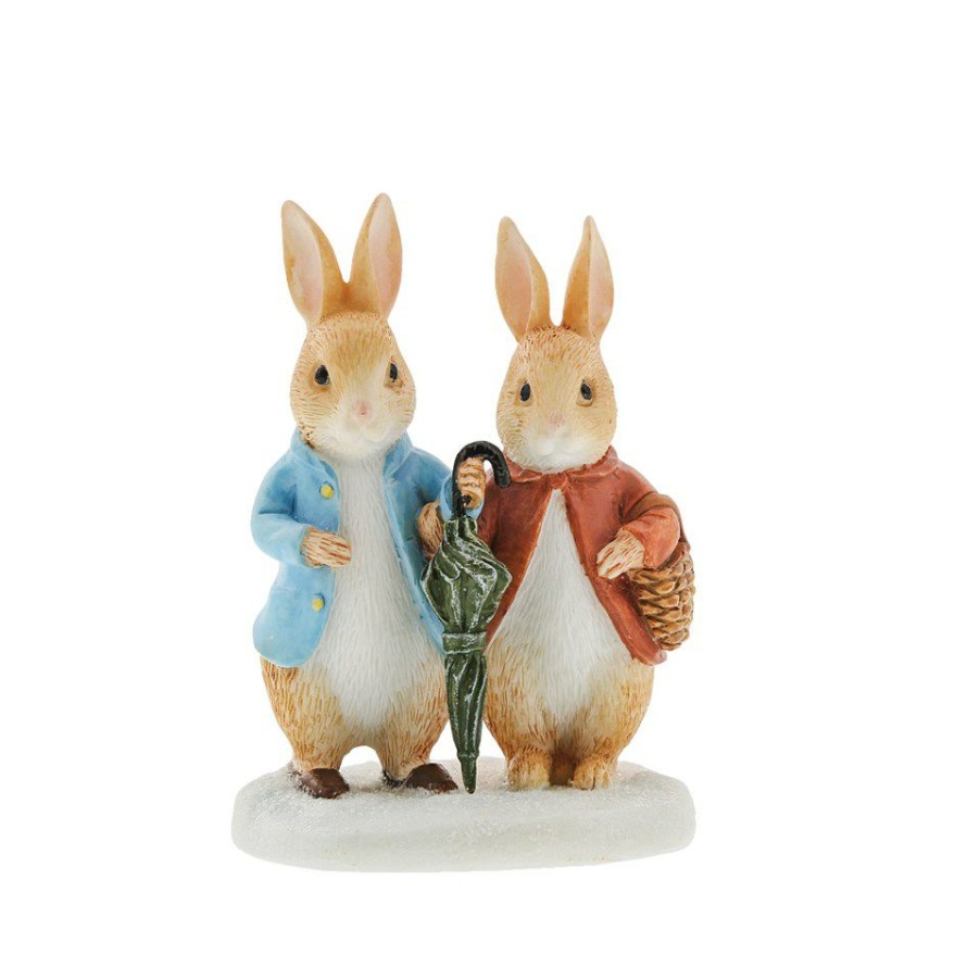 Clearance * Beatrix Potter A30500 Peter Rabbit And Flopsy In Winter P87123 Discount Online