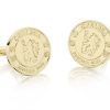 Online * Gold Plated Chelsea Fc Cufflinks J2482 Large Choice